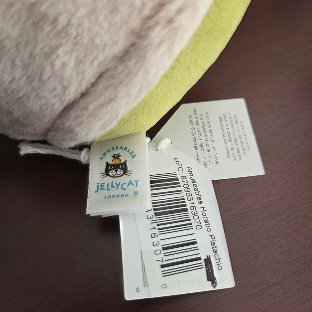 Jellycat Amuseables Horatio Pistachio - Picture 5 of 6